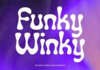 Funky Winky Font - Featured Image