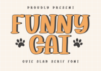 Funny Cat Font - Featured Image