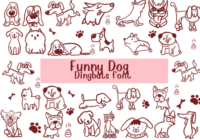 Funny Dog Font - Featured Image