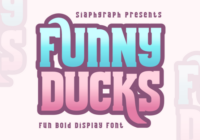 Funny Ducks Font - Featured Image