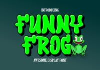Funny Frog Font - Featured Image