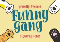 Funny Gang Font - Featured Image