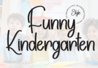 Funny Kindergarten Font - Featured Image