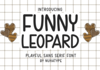 Funny Leopard Font - Featured Image