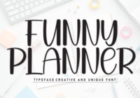 Funny Planner Font - Featured Image