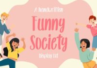 Funny Society Font - Featured Image
