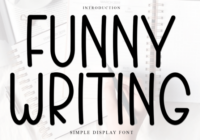 Funny Writing Font - Featured Image