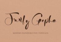 Furly Gophe Font - Featured Image