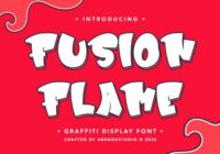 Fusion Flame Font - Featured Image