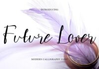 Future Lover Font - Featured Image