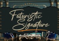 Futuristic Signature Font - Featured Image