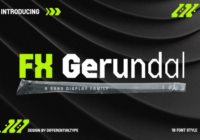 Fx Gerundal Font - Featured Image