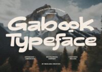 Gabook Font - Featured Image