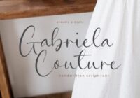 Gabriela Couture Font - Featured Image