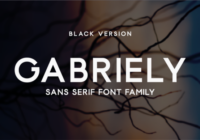 Gabriely Black Font - Featured Image