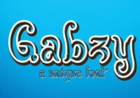 Gabzy Font - Featured Image