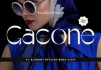 Gacone Font - Featured Image