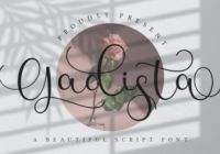 Gadista Font - Featured Image