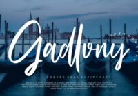 Gadlony Font - Featured Image