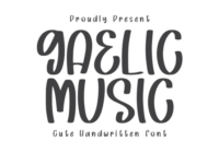 Gaelic Music Font - Featured Image