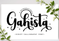 Gahista Font - Featured Image