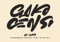 Gako Censi Font - Featured Image
