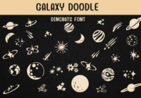 Galaxy Doodle Font - Featured Image