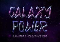 Galaxy Power Font - Featured Image