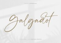 Galgadot Font - Featured Image