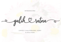 Galih Ratna Font - Featured Image
