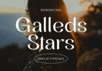 Galleds Stars Font - Featured Image