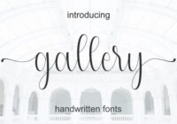 Gallery Font - Featured Image
