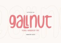 Gallnut Font - Featured Image