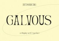 Galvous Font - Featured Image