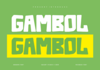 Gambol Font - Featured Image
