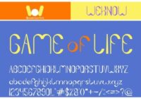 Game of Life Font - Featured Image