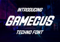 Gamecus Font - Featured Image