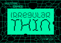 Gamer Irregular Thin Font - Featured Image