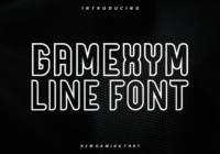 Gamexym Line Font - Featured Image