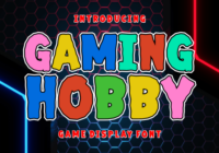 Gaming Hobby Font - Featured Image