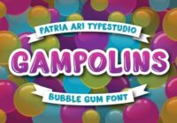 Gampolins Font - Featured Image