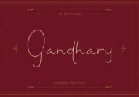 Gandhary Font - Featured Image