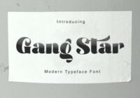 Gang Star Font - Featured Image