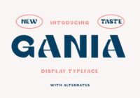 Gania Font - Featured Image