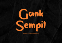 Gank Sempit Font - Featured Image