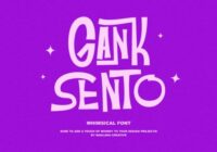 Gank Sento Font - Featured Image