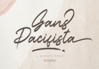 Gans Pacifista Font - Featured Image
