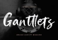 Ganttlets Font - Featured Image