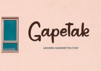 Gapetak Font - Featured Image