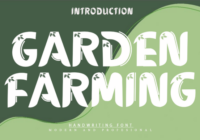 Garden Farming Font - Featured Image